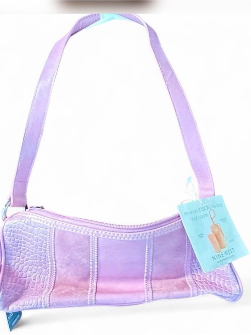 Nine West Iridescent Lavender Shoulder Bag